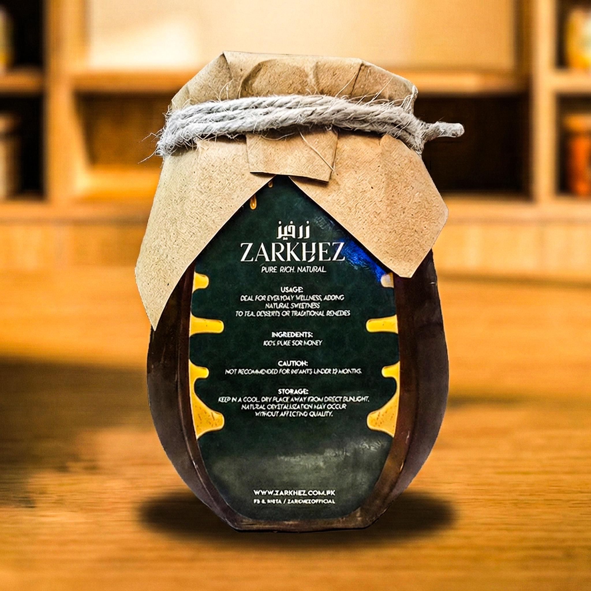 Zarkhez 100% Pure Acacia Honey – Pakistan - Zarkhez
