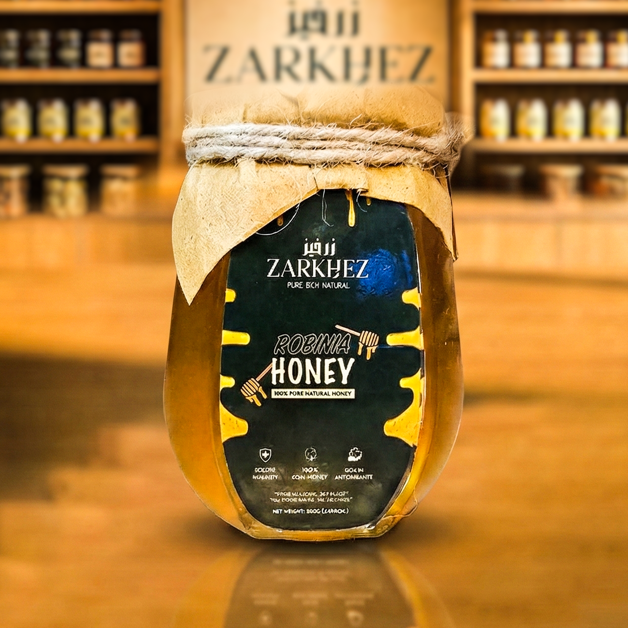 Pure Robinia Honey – 100% Natural - Pakistan - Zarkhez