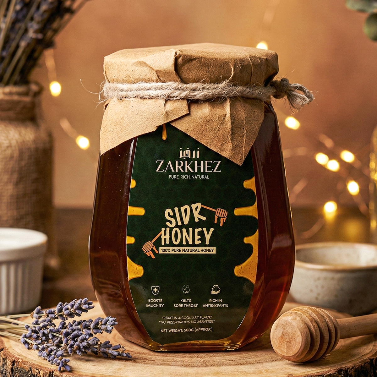 Premium Sidr Honey – Export Quality, 100% Raw & Pure - Zarkhez